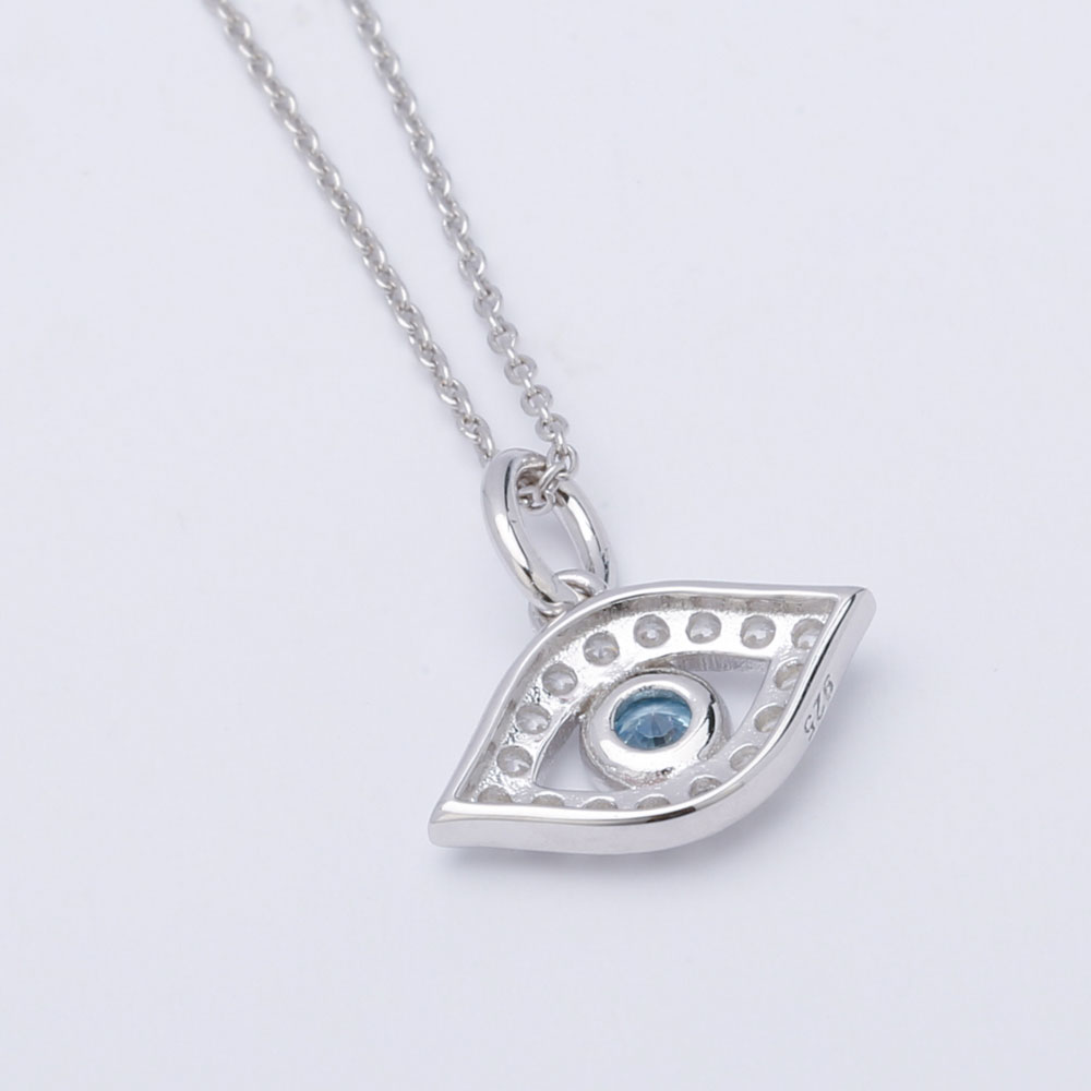 evil eye protection necklace silver