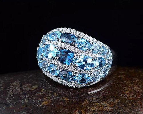 blue topaz jewelry
