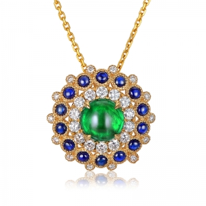 изящное ювелирное ожерелье с бриллиантами