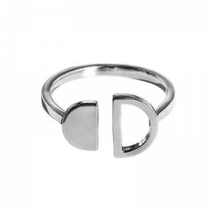 Открытое кольцо из серебра 925 пробы