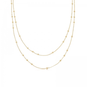 Стекируемые стерлингового серебра ожерелья цепи для женщин