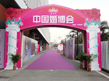 экспонаты joacii на зимней свадебной выставке в Гуанчжоу